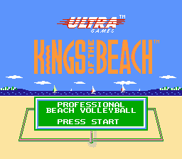 Kings of the Beach screenshot 3 for NES